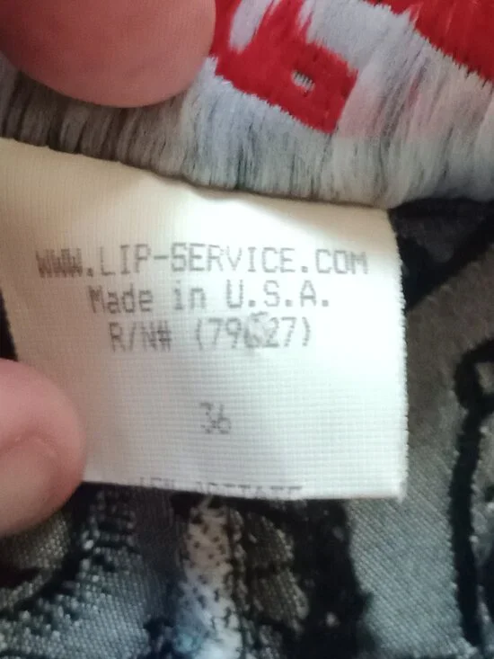 Lip Service mid 90s industrial-goth crossover aesthetic matching set - Picture 13 of 15